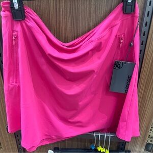 G/FORE Pink Skater Skirt